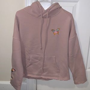 Betsey Johnson embroidered butterfly sweatshirt